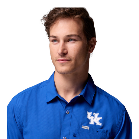 Kentucky Wildcats UK Slack Tide Flag Short Sleeve Shirt