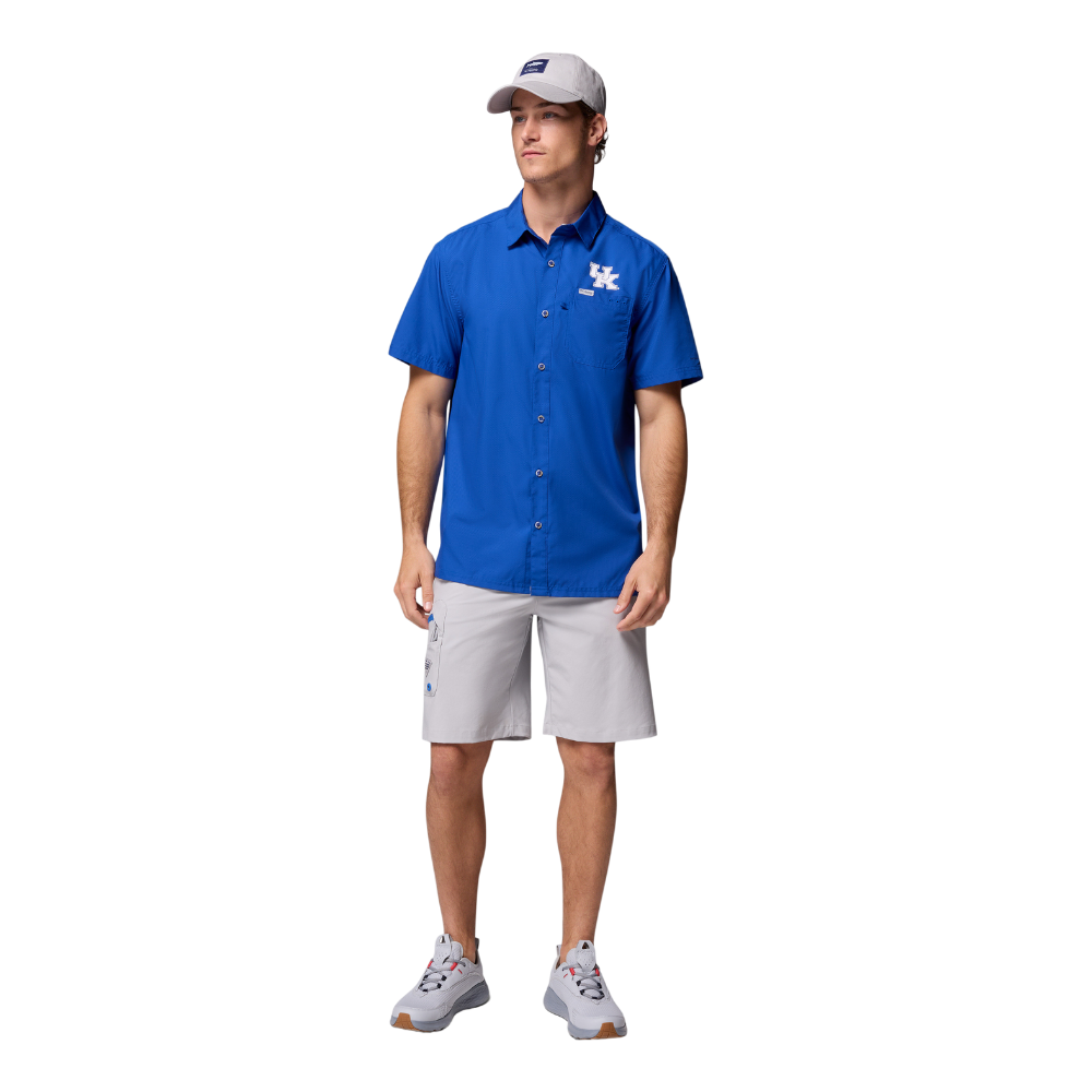 Kentucky Wildcats UK Slack Tide Flag Short Sleeve Shirt