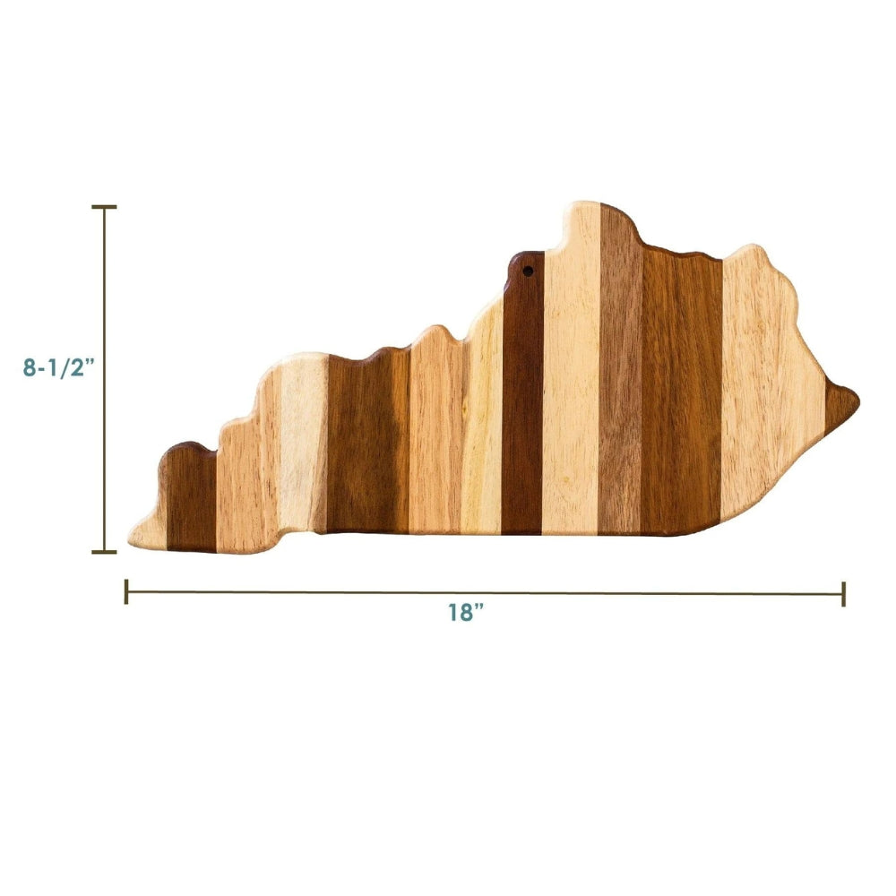 Kentucky State Wooden Shiplap Serving & Cutting Board