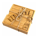 KY 4pc Puzzle Coaster Set