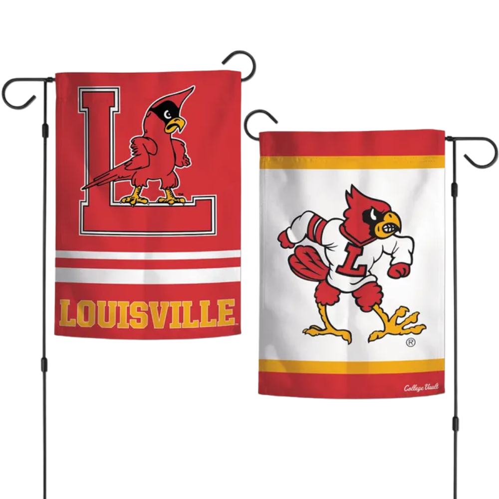 Louisville Cardinals College Vault 2-sided Garden Flag