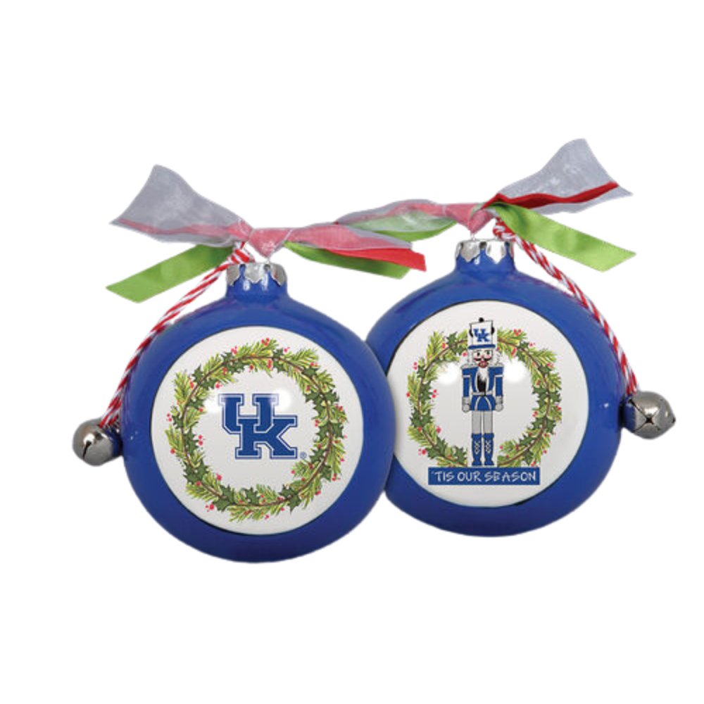 UK Wildcats Nutcracker Round Ornament
