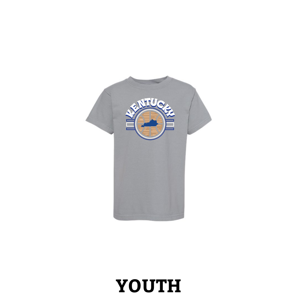 Kentucky Basketball Court Comfort Colors Youth T-Shirt