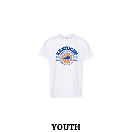 Kentucky Basketball Court Comfort Colors Youth T-Shirt
