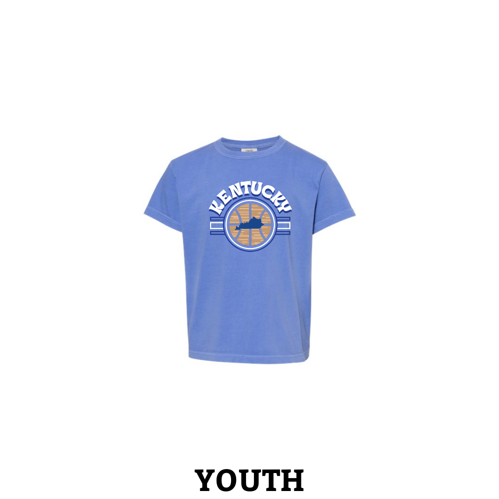 Kentucky Basketball Court Comfort Colors Youth T-Shirt
