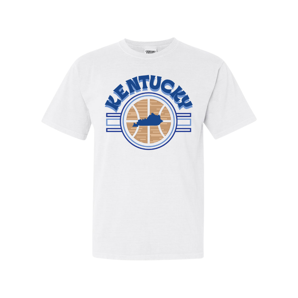 Kentucky Basketball Court Comfort Colors T-Shirt