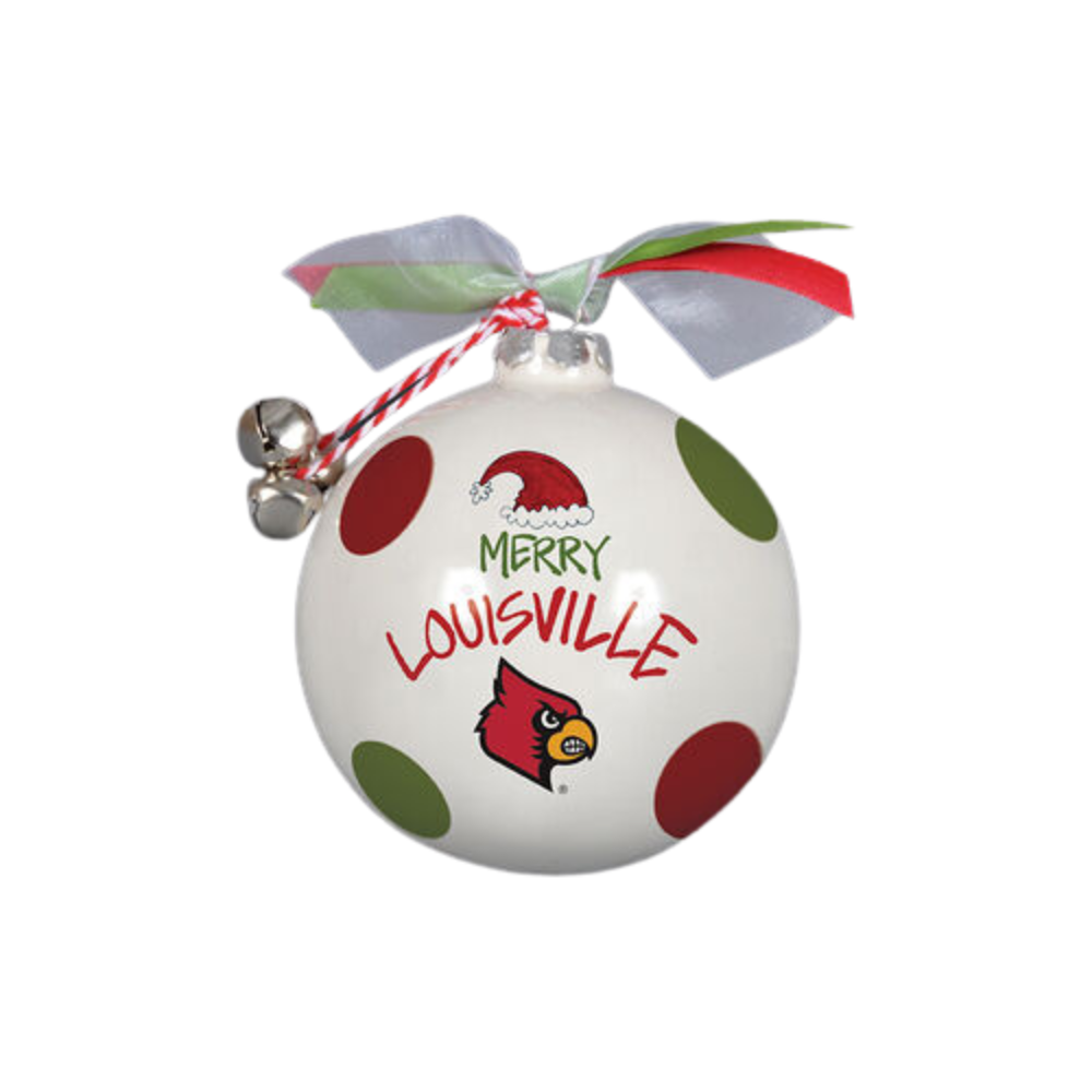 Merry Louisville Cardinal Mascot Ornament