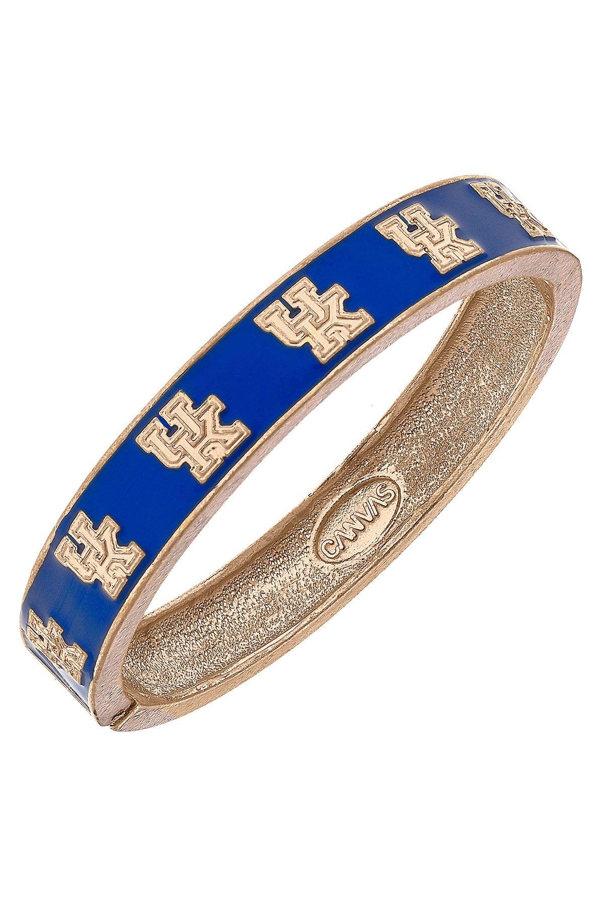 Kentucky Wildcats Enamel Logo Hinge Bangle