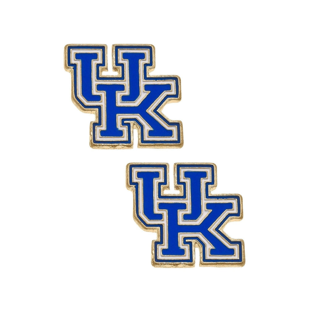 Kentucky Wildcats Enamel Stud Earrings