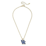 Kentucky Wildcats Enamel Pendant Necklace