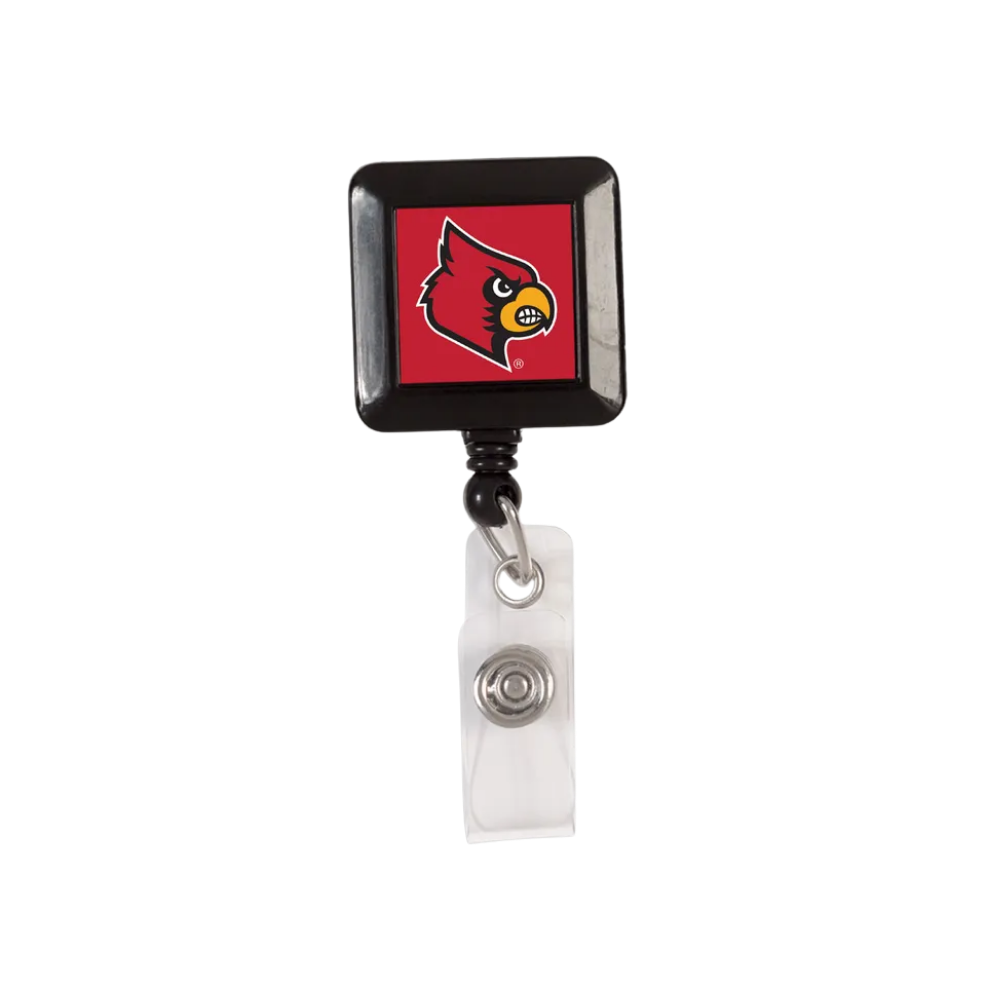 Louisville Cardinals Retractable Badge Holder