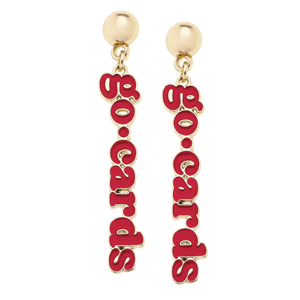 Go Cards Drop Earrings