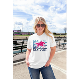 Kentucky Wavy Race Horse T-Shirt