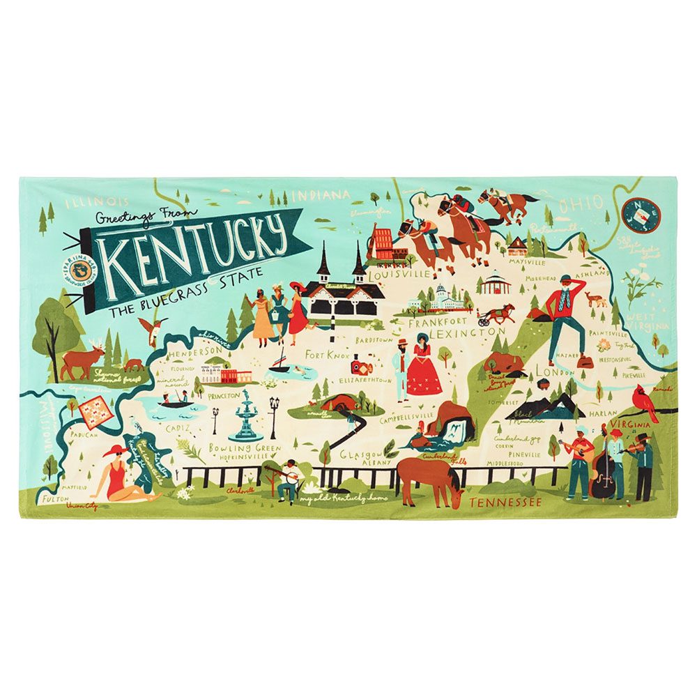 Kentucky Beach Towel