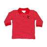 Louisville Cardinals Striped Toddler Golf Long Sleeve Shirt