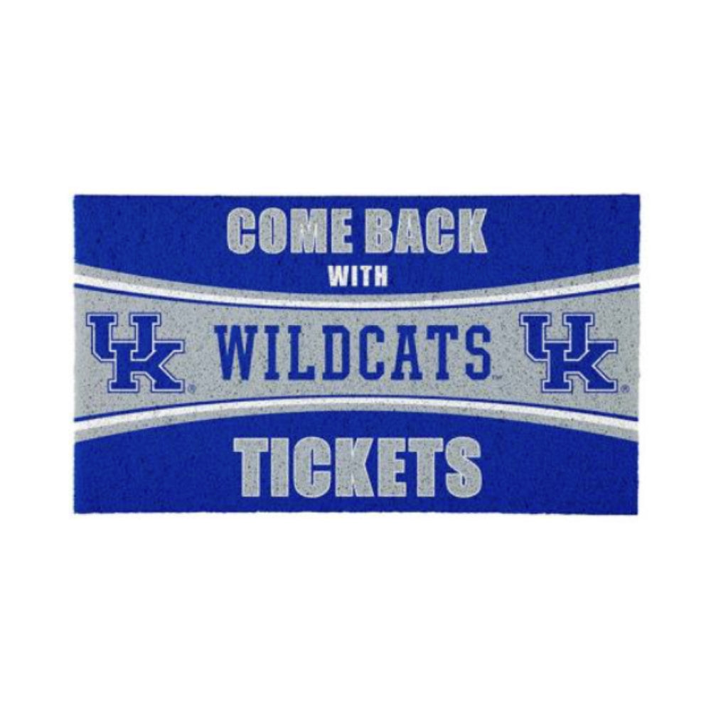 "Come Back with Wildcats Tickets" Front Door Mat