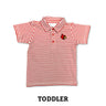 Louisville Cardinals Toddler Striped Collared Polo