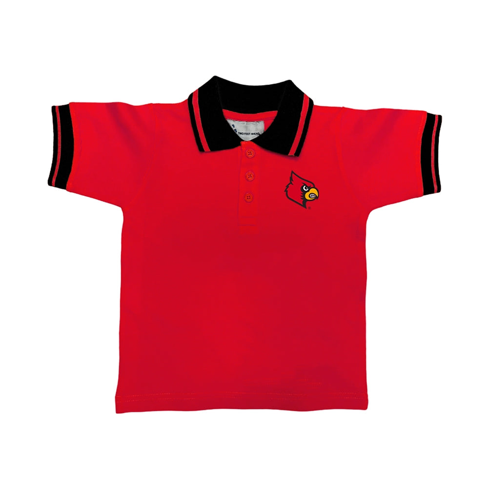 Louisville Cardinals Toddler Collared Polo