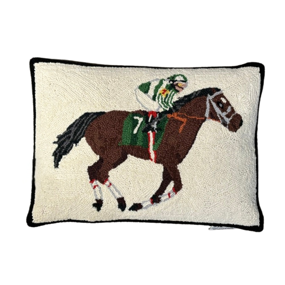 Equestrian Racer Hook Pillow