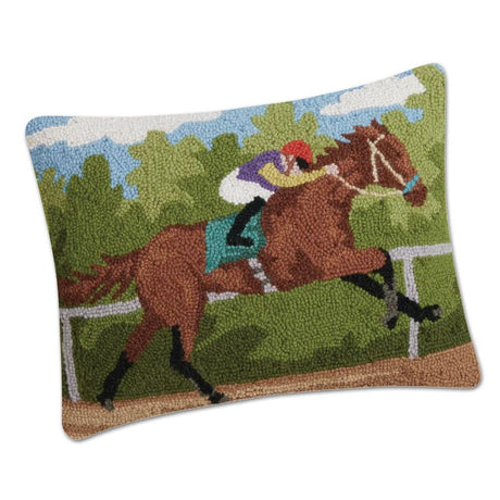 Raching Horse Pillow