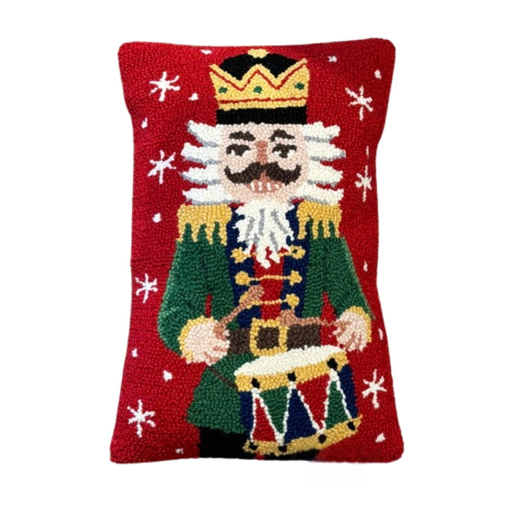 Nutcracker 12" x 18" Hook Pillow