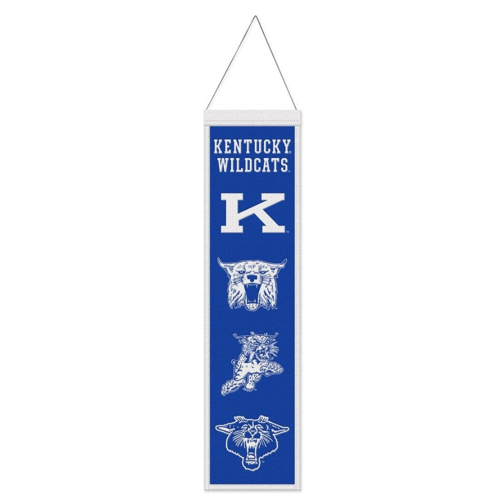 Kentucky Wildcats Logo Evolution Wool Banner