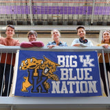 Kentucky Wildcats Big Blue Nation Mascot Flag