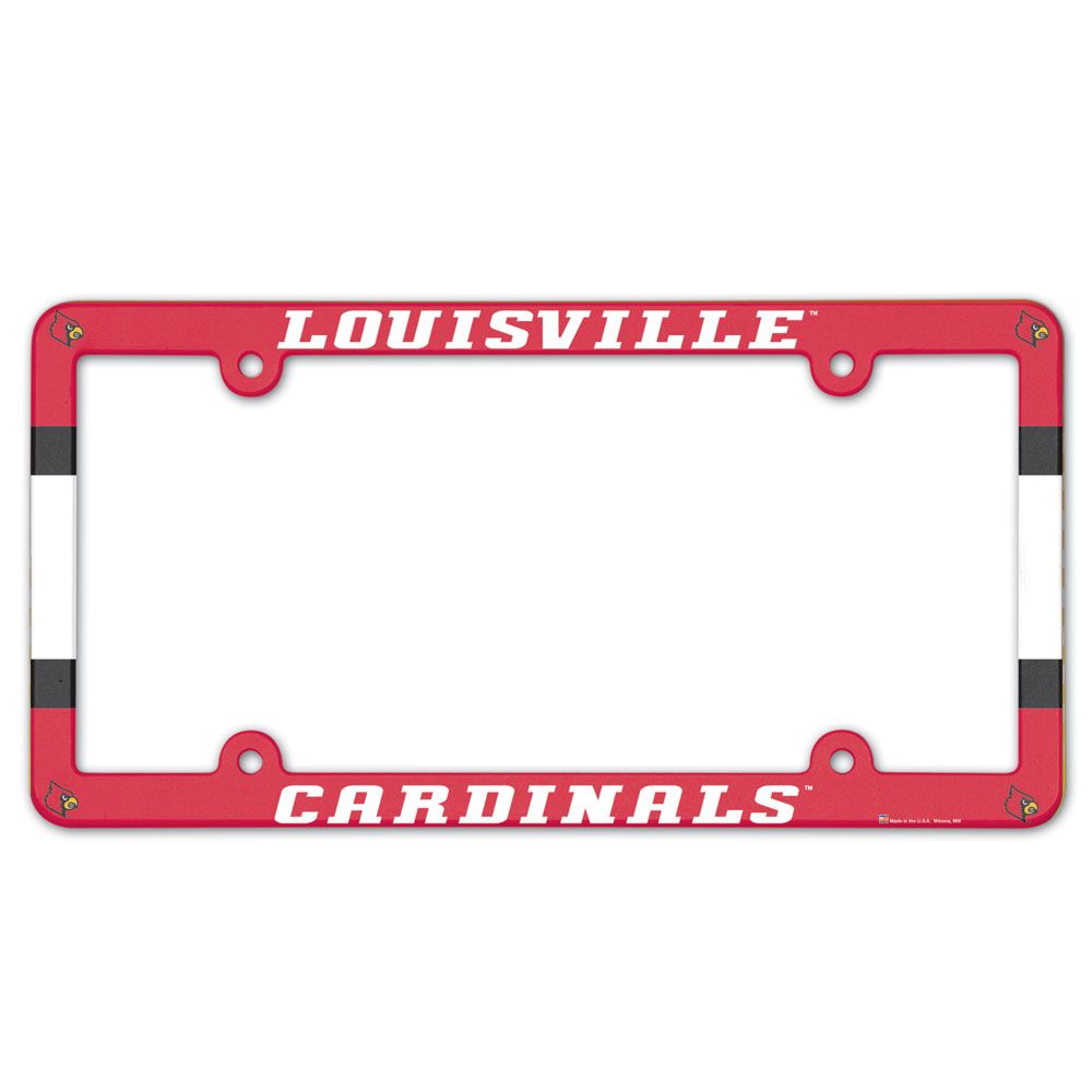 Louisville Cardinals Full Color License Plate Frame