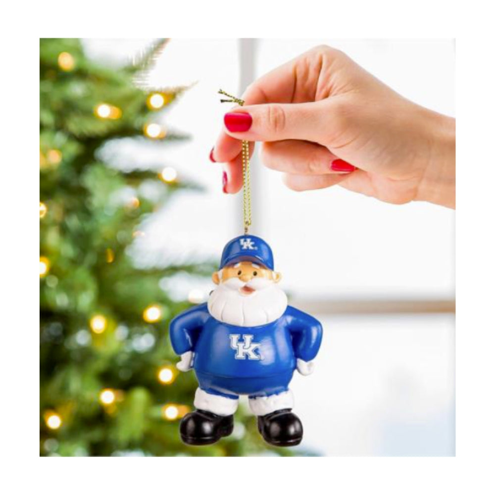 UK Coach Santa Ornament