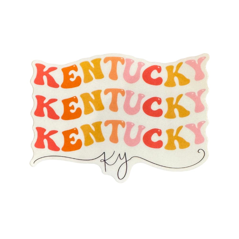 KY Bubble Letters Sticker