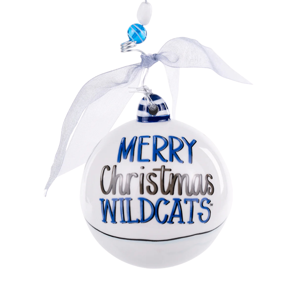 Merry Christmas Wildcats UK Santa Ornament