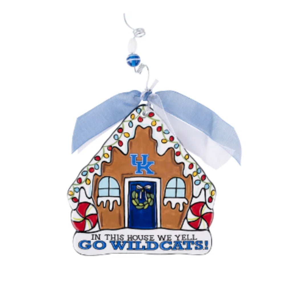 In This House We Yell Go Wildcats! Ornament