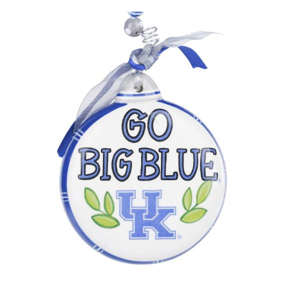 Kentucky Go Big Blue Puff Ornament