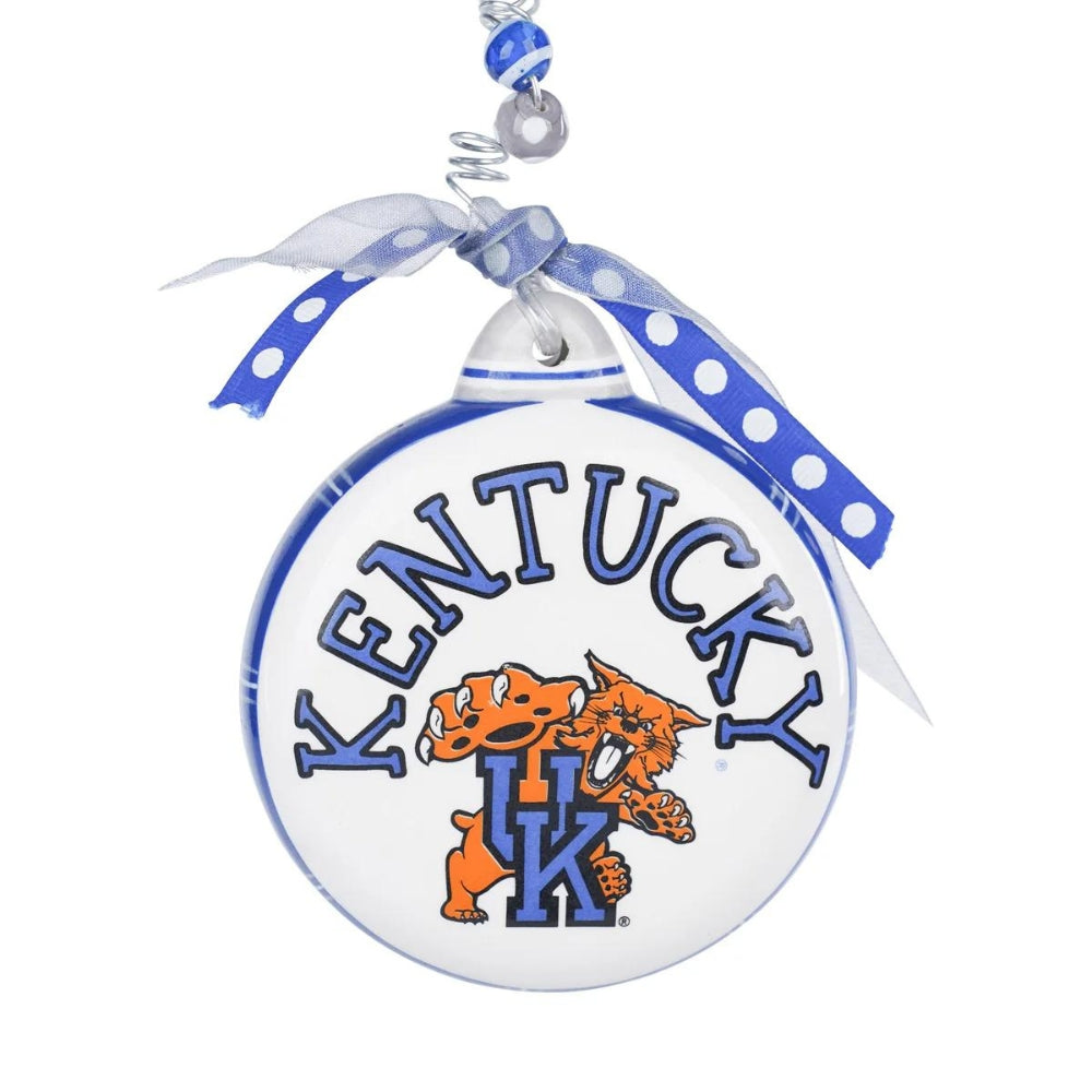 Kentucky Go Big Blue Puff Ornament