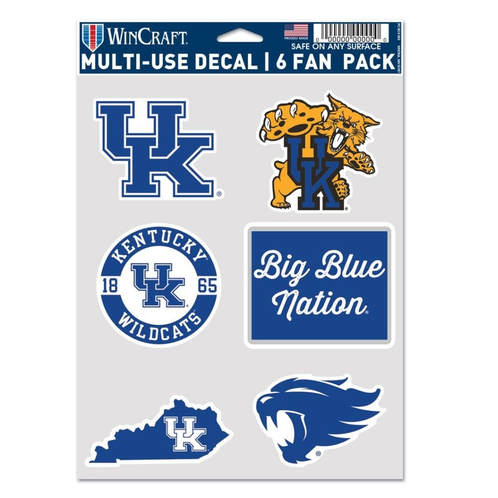 UK Wildcats Multi-Use Fan Decals (6pk)