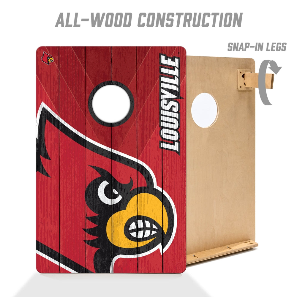 Louisville Cardinals 2' x 3' Cornhole Board Set – Kentucky Branded