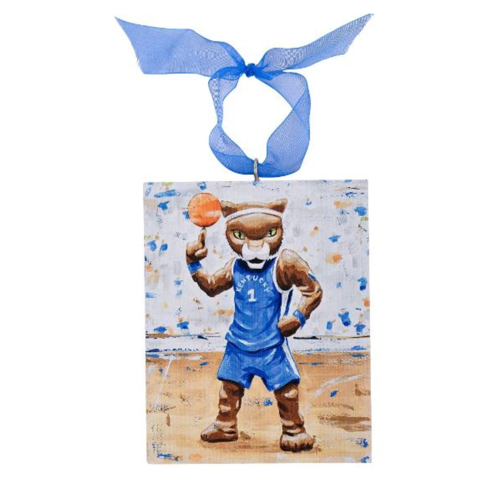 Kentucky Wildcat Block Ornament