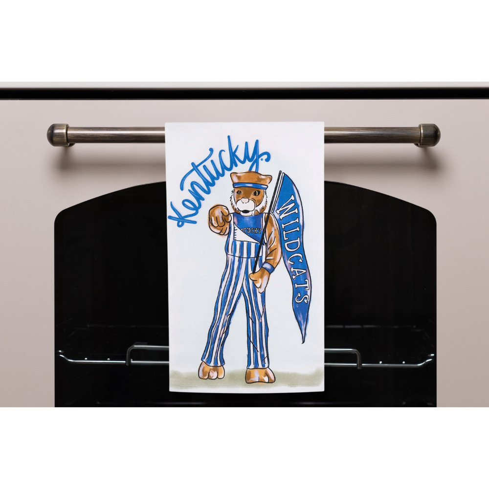 Kentucky Branded Mascot Tea Towel