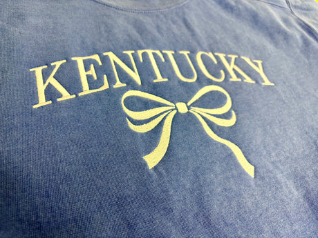 Kentucky Coquette Bow Comfort Colors Crewneck