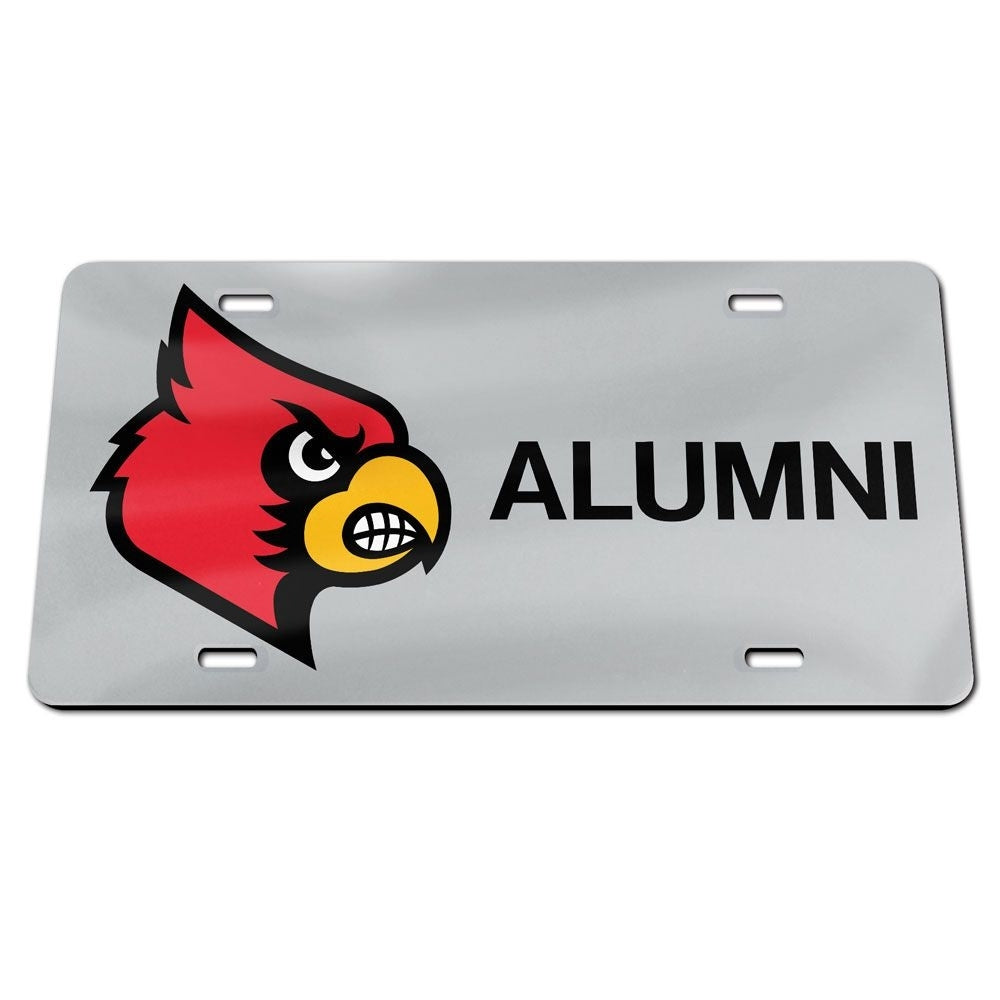 Louisville Cardinals Alumni Mascot License Plate