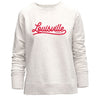 Louisville Cardinals Confetti Crewneck