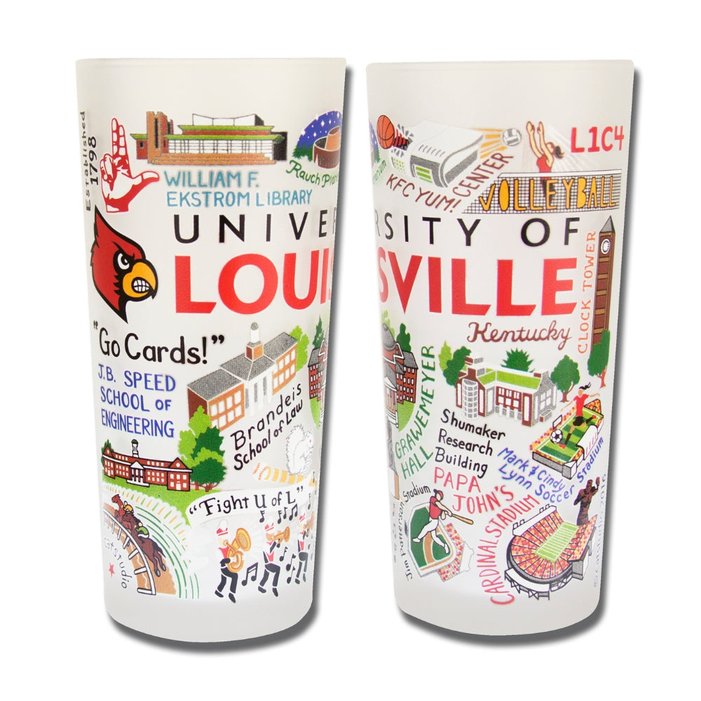 University of Louisville 15oz Frosted Tumbler