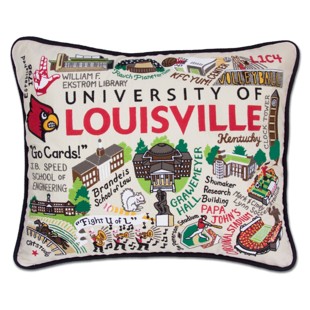 University of Louisville 16" x 20" Embroidered Pillow