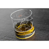 Kentucky Bourbon Trail Map Rocks Glass