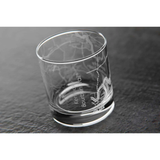 Kentucky Bourbon Trail Map Rocks Glass