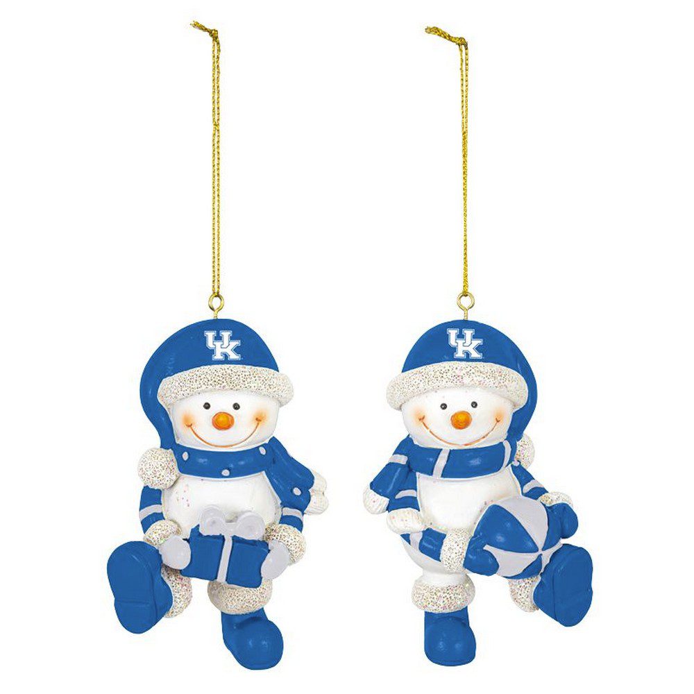 UK Snowman Ornament Set