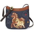 Cresent Crossbody Horse Family