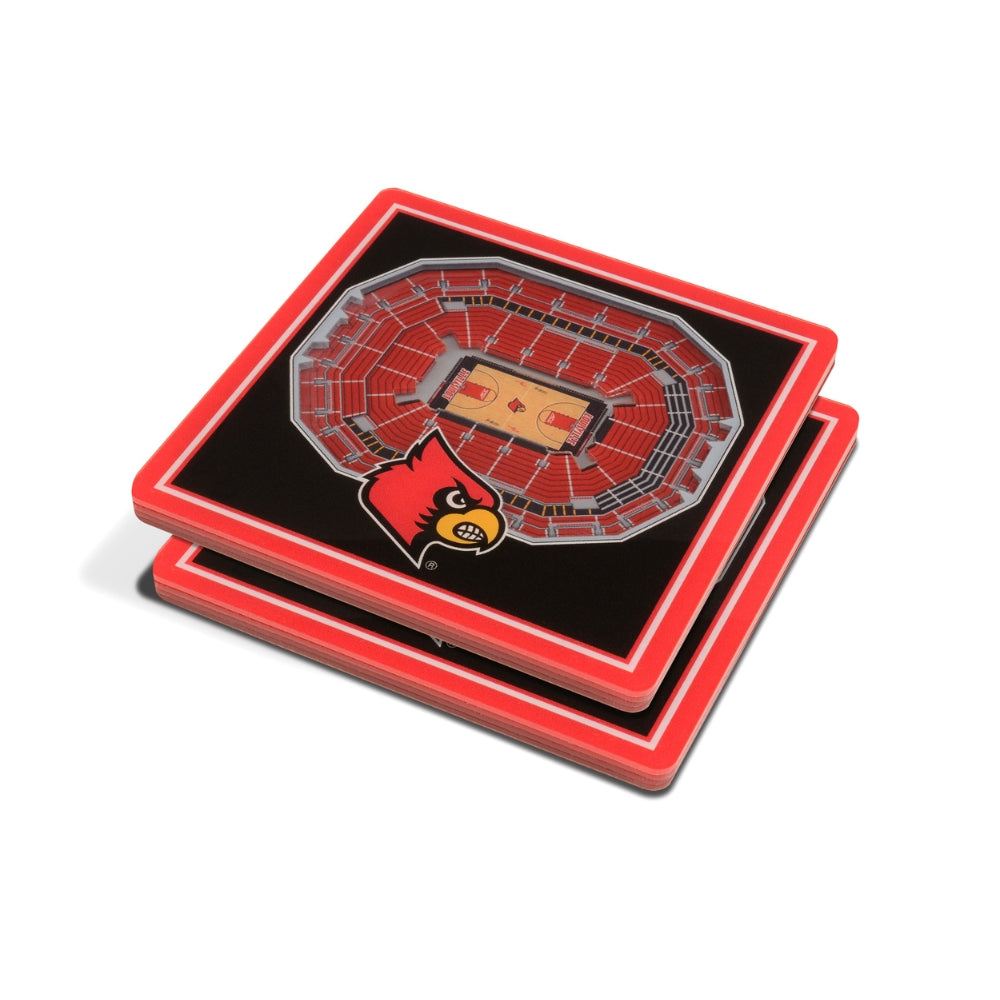 Louisville Cardinals Basketball Stadium View Magnet