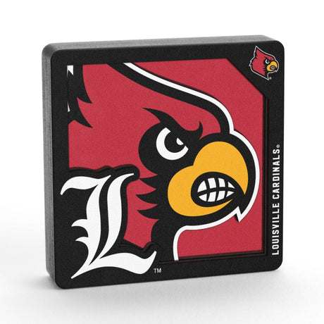 Louisville Cardinals 3D Logo Series Magnet