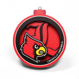 Louisville Cardinals 3D Logo Ornament